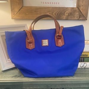 Dooney & Burke Royal Blue Nylon Purse